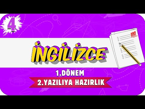 4.Sınıf İngilizce 1.Dönem 2.Yazılıya Hazırlık | 2021 📝