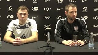 Pēcspēles konference: Kurši/Ekovalis - Ogres Vilki, 21.12.2019