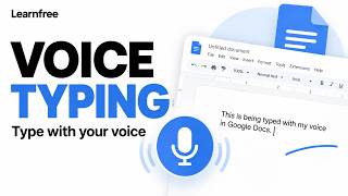 Google Docs Voice Typing: Type With Your Voice