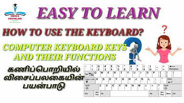 computer keyboard keys & their functions in Tamil|கணினியில் விசைப்பலகையின்பயன்பாடு #studymotivation