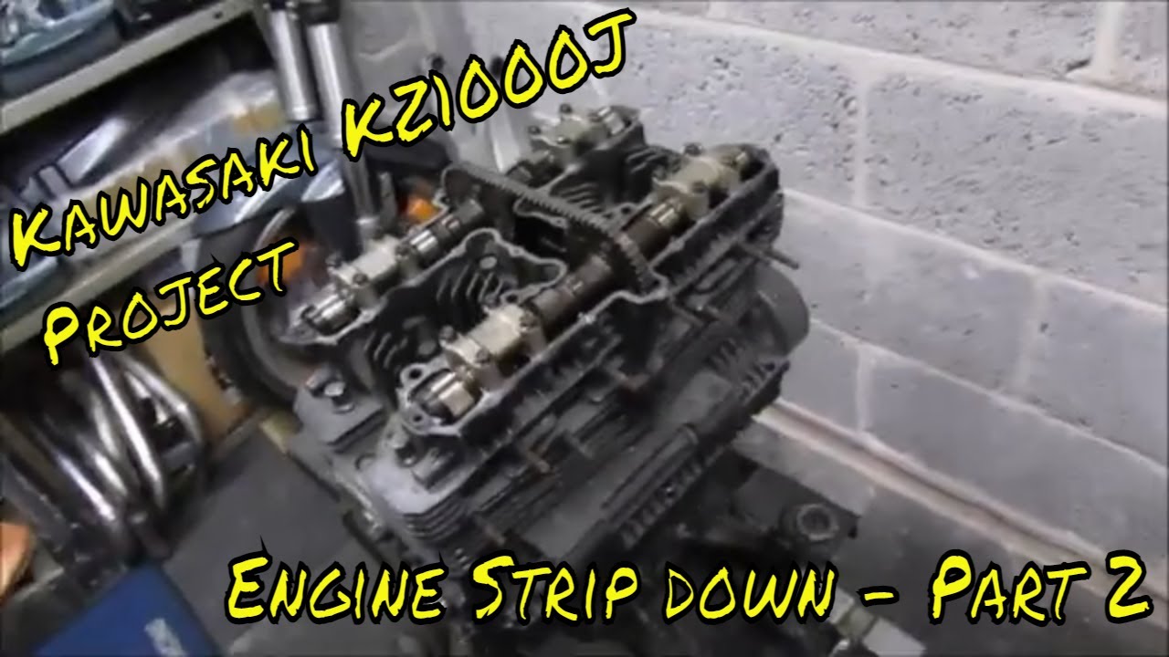 Проект Kawasaki KZ1000J/Z1000J2 — Разборка двигателя — Часть 2
