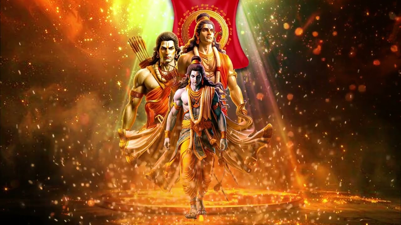ram background video effects hd || temple background video || devotional background  