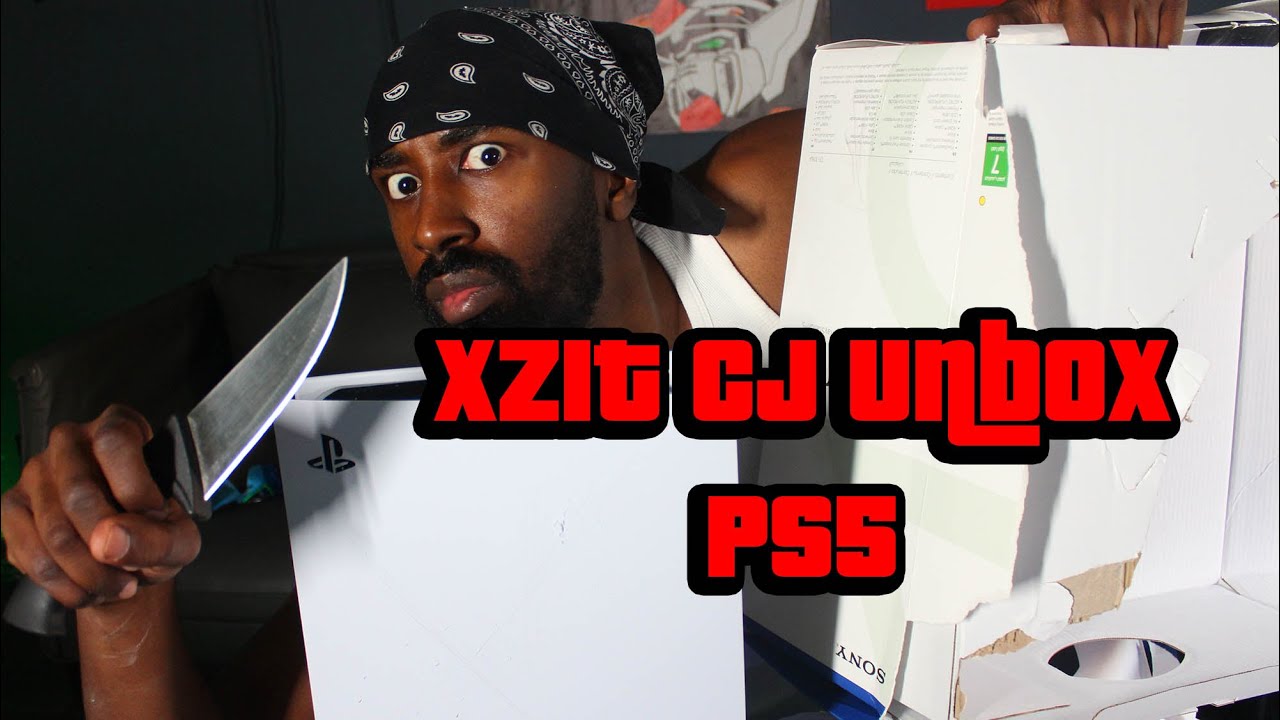 XZIT CJ UNBOXING PS5!!! ( I destroyed my PS5)