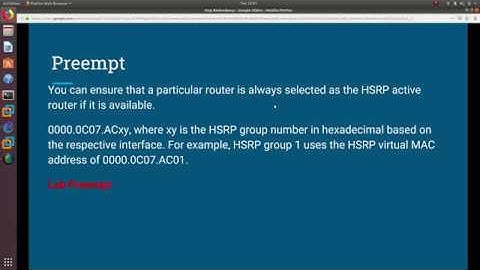 GNS3 Lab: Hot Standby Router Protocol (HSRP) Preempt Fully Explained Part 3