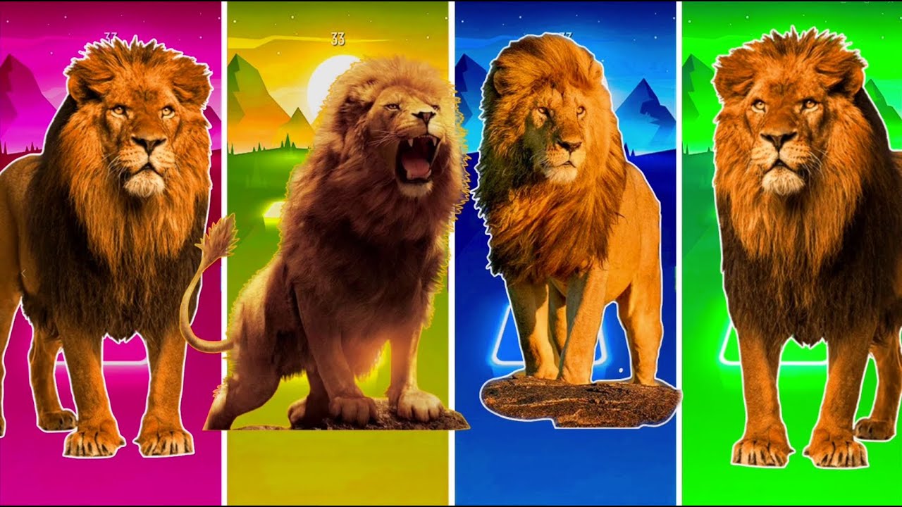 Funny Cow🐎🆚A Funny Buffalo🆚A Funny The Cow🆚Funny Bull Tiles Hop EDM Rush #tileshop​ #coffindance