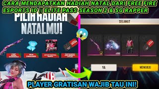 CARA DAPAT HADIAH NATAL DARI FREE FIRE ESPORT ID || SG RAPPER UNDORWORLD & BUNDLE HIP HP screenshot 2