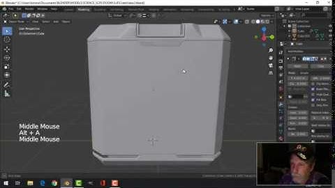 Blender 2.8: Modeling a SciFi Crate (Part 2)