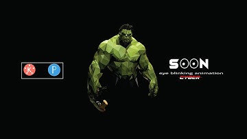 EYE BLINKING TEXT ANIMATION|how create eye blinking text animation|pixellab|kinemaster|title intro