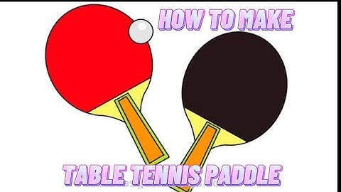 HOW TO MAKE TABLE TENNIS PADDLE USING RECYCLED MATERIALS | Nice Angela Pongasi