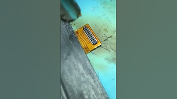 How to replace LCD connector on any devices ✅ #fixing #smartphone #fix #shorts