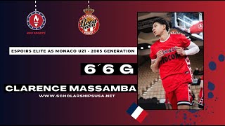 Clarence Massamba - 6´6 Guard - AS Monaco