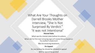 It Was Not Intentional! Darrell Brooks Mother Shares Her Thoughts on The Verdict