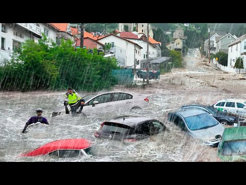 Slovenia Went Under Water Massive Flood Washes Away Houses In Kamnik Slovenia 
