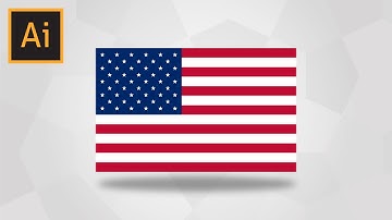 How To Draw The American Flag In Adobe Illustrator