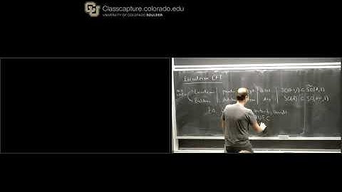 David Simmons Duffin Lecture 1 on CFT in Lorentzian Signature