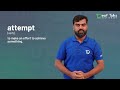 Attempt | Deaf Talks Dictionary | Indian Sign Language.