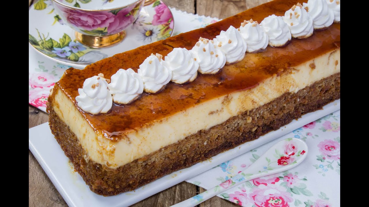 كيكة بالفلان و الكراميل-كيكة الطبقات الباردة-ديسير روعة جد سهل