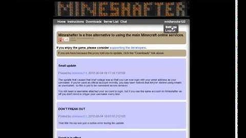 How To Get Minecraft For Free Using Mineshafter