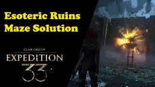 Esoteric Ruins Maze Solution - Wood Boards Quest | Clair Obscur Expedition 33