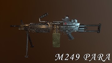 M249 saw machine gun
