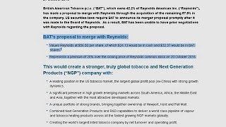 Sigarette: BAT lancia maxi offerta da 47 mld di dollari su Reynolds - economy