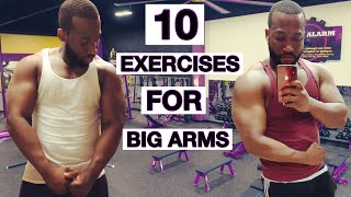 Planet Fitness Arm Workout (Huge Pump)