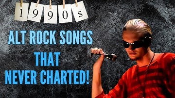 These ’90s Alt Rock Songs Never Charted?! (On the Billboard Modern Rock Charts)