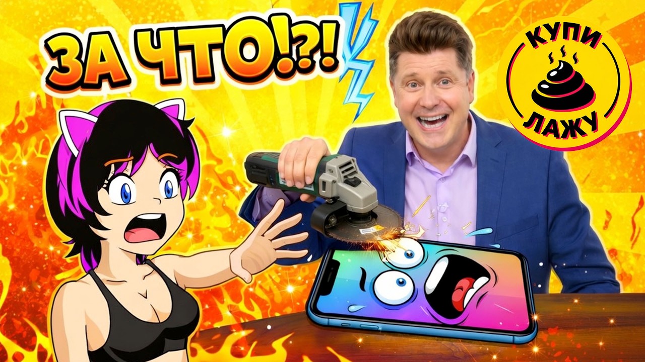 Болгарка против смартфона. TV Shop