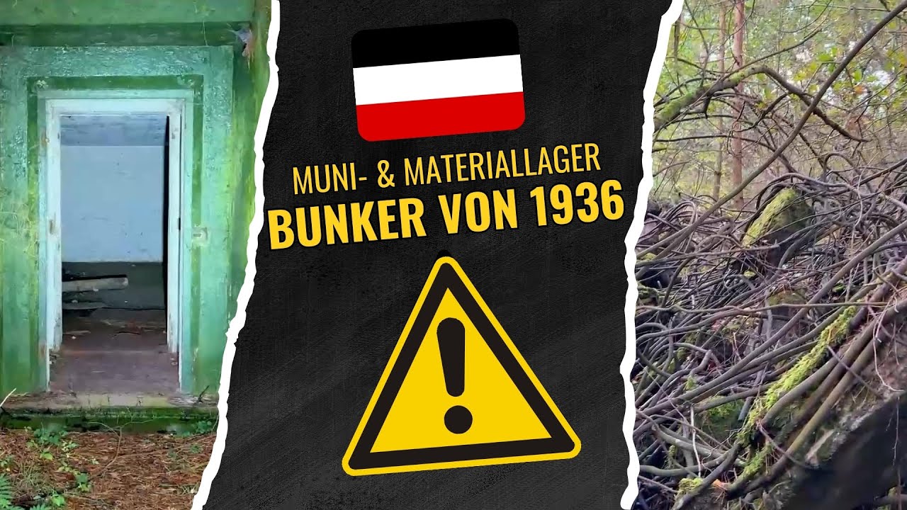 ORIGINALE WEHRMACHTSBUNKER VON 1936 ENTDECKT! Späteres Sowjet-Materiallager!