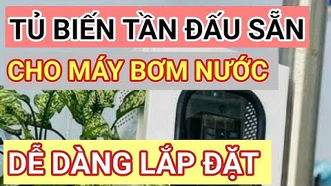 Tủ điện biến tần bơm nước năng lượng mặt trời đấu nối sẵn 22kw - chạy bơm nước 20 ngựa 3 pha độc lập