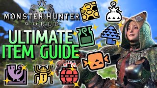 The BEST ITEMS & LOADOUTS! | Monster Hunter World Item Guide 2024