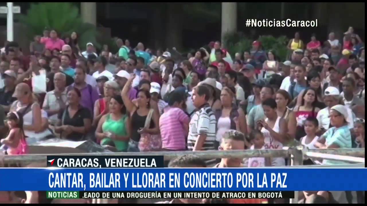 Venezolanos defienden la paz y la identidad con un concierto en Caracas