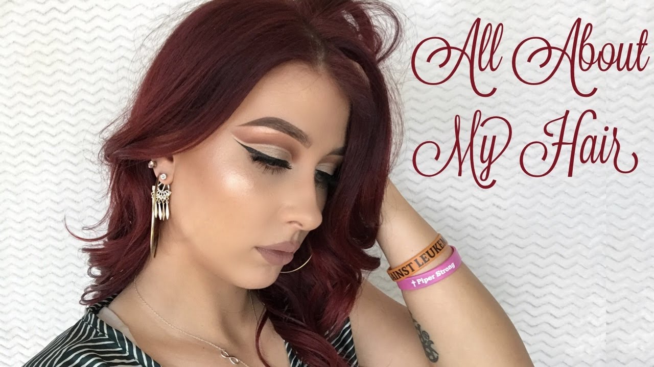 My "Jaclyn Hill Red Hair" Updated Formula and Upkeep YouTube