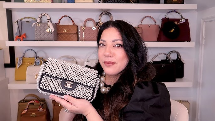 CHANEL CHIC PEARLS BAG  REVIEW & WHAT FITS 