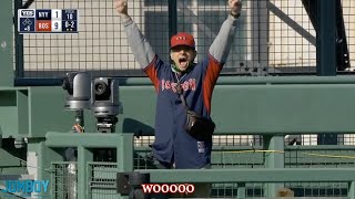 Fan breaks into Fenway and throws stuff on the field, a breakdown