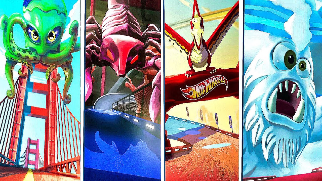 Hot Wheels Unleashed 2 Turbocharged — все гонки с боссами и концовка (4K 60 кадров в секунду)