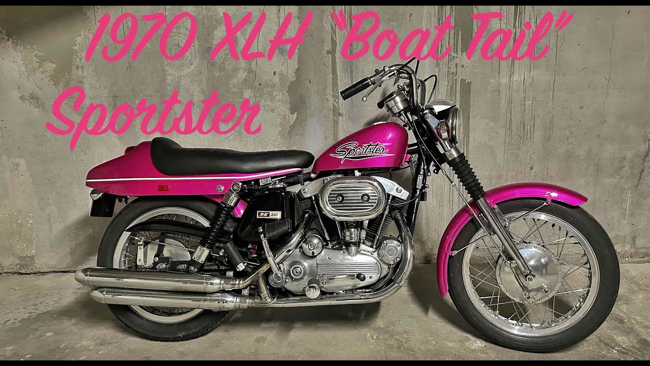 1970 XLH “Boat Tail” Sportster ! - YouTube