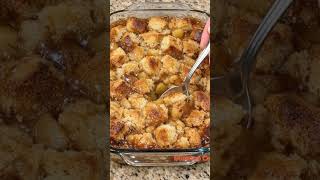🍎🍞 Caramel Apple Bread Pudding