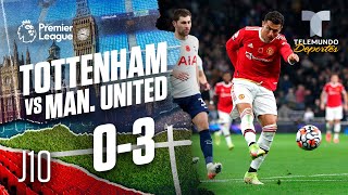 Highlights & Goals | Tottenham vs. Manchester United 03 | Premier League | Telemundo Deportes