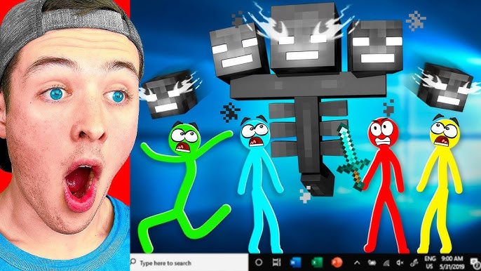 Reacting to the CRAZIEST Animation vs Minecraft (MUSIC!) 