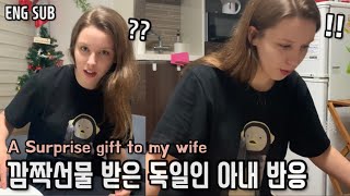 향수병 오는 외국인 아내에게 전기오븐 깜짝선물을 해줬더니 반응이!? | 국제커플 | Surprise Gift | International Couple