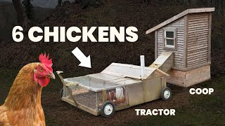 DIY Coop & Tractor for Six Chickens (V2.0)