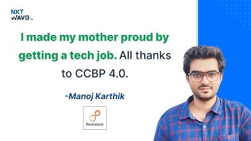 NxtWave Intensive 2.0: Manoj’s Inspiring Journey From Turning Passion Into Career!