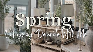 Spring Decorate With Me 2025 | Front Entryway Refresh & Styling Ideas