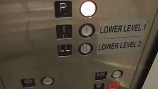 Epic Motor! Crusty 1994 Montgomery Hydraulic Elevator @ Campus Ctr Garage, CWRU, Cleveland, OH
