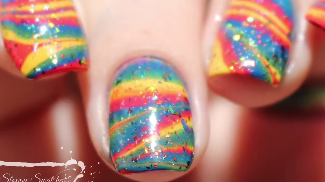 But Do They Watermarble | Rainbro University Collection by Bluebird Lacquer