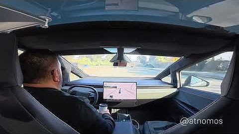 1st FSD 14.2 in my Cybertruck! 
