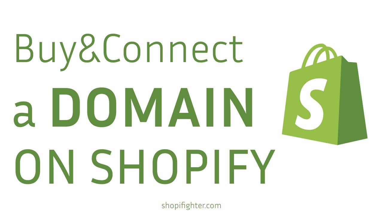 How to Buy and Connect a Domain on Shopify - YouTube