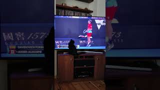 CUTE BLACK KITTEN WATCHING AUSTRALIAN OPEN 2022 - She's wondering, who's gonna win? by kotomaniak 46 views 2 years ago 1 minute, 21 seconds