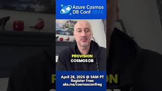 From SQL to NoSQL with AI | Catch it at Azure Cosmos DB Conf 2026